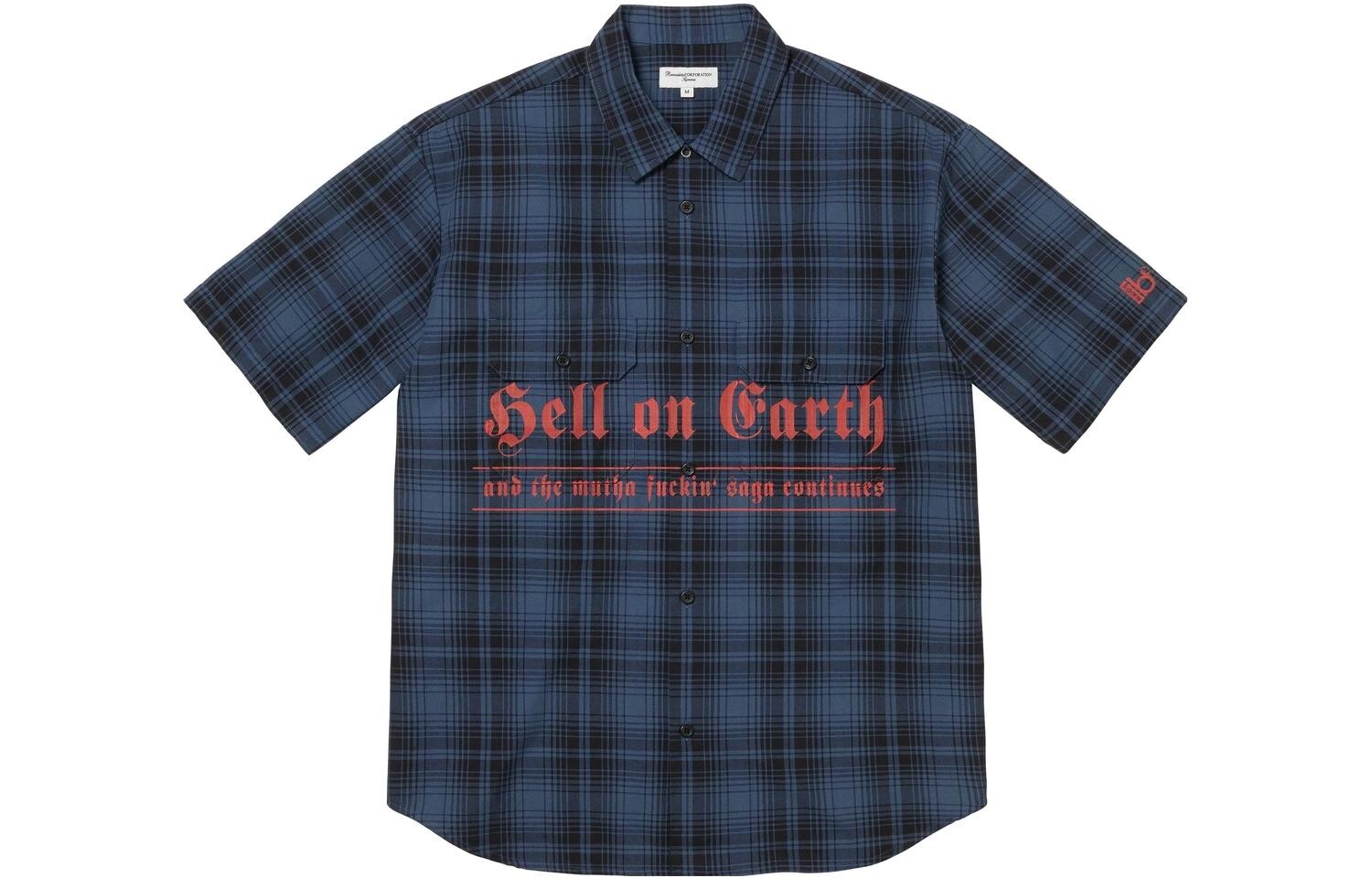 

X BERNADETTE CORPORATION Рубашка унисекс Supreme, темно-синий