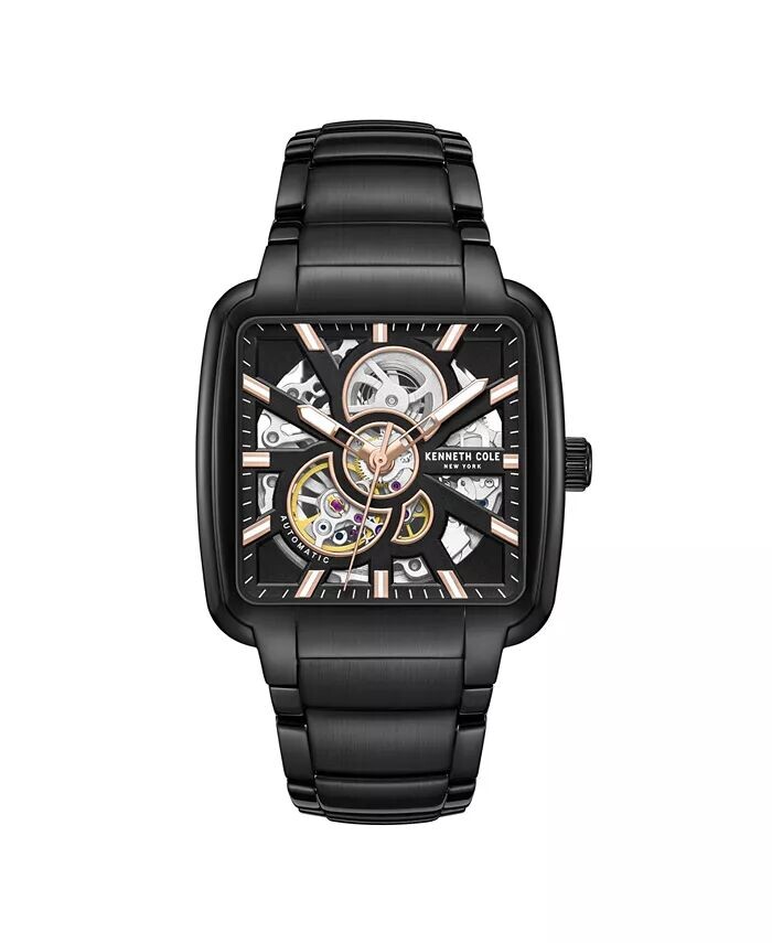 

Мужские автоматические черные из нержавеющей стали 40 мм Kenneth Cole New York, черный
