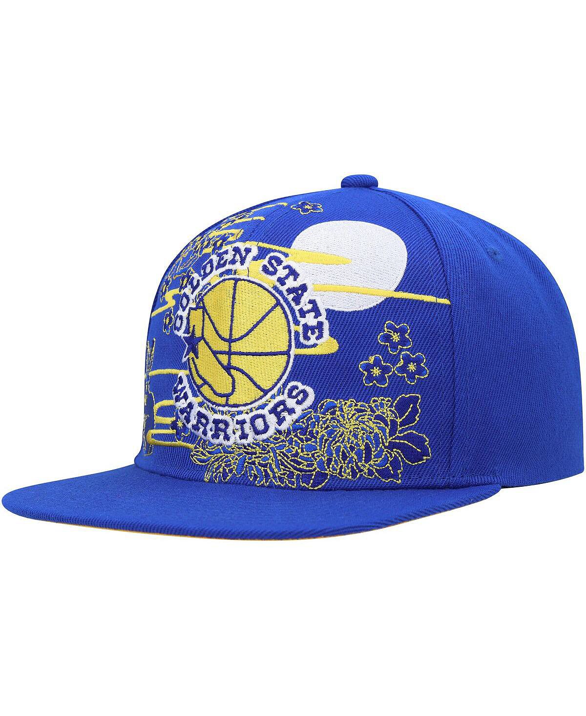 

Мужская кепка Royal Golden State Warriors Hardwood Classics Asian Heritage Scenic Snapback Hat Mitchell & Ness