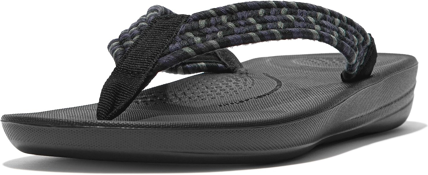 

Шлепанцы Iqushion Art-Webbing Ergonomic Flip-Flops FitFlop, цвет Black Mix