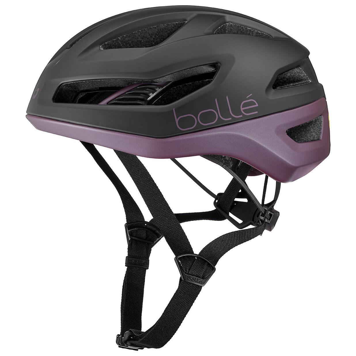 

Велосипедный шлем Bollé Eco Avio Pure MIPS, цвет Black Purple Matte
