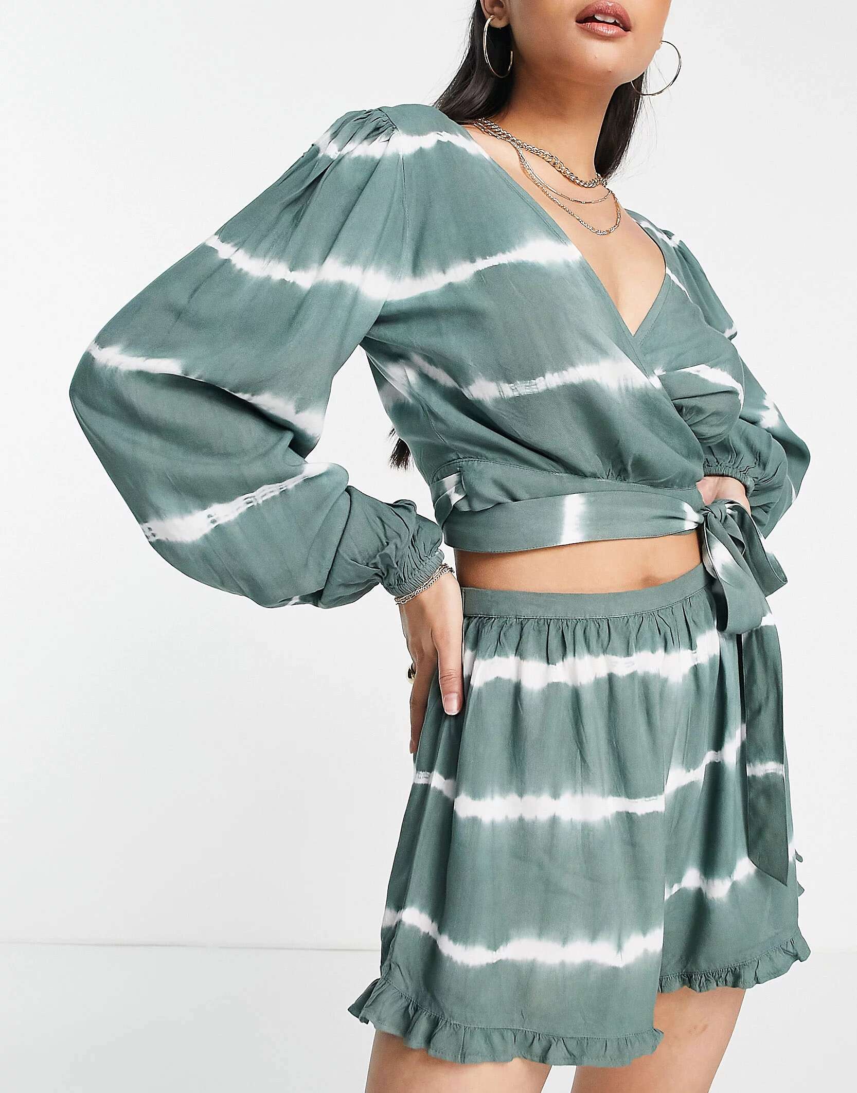 

Пляжные шорты цвета хаки IIsla & Bird Exclusive