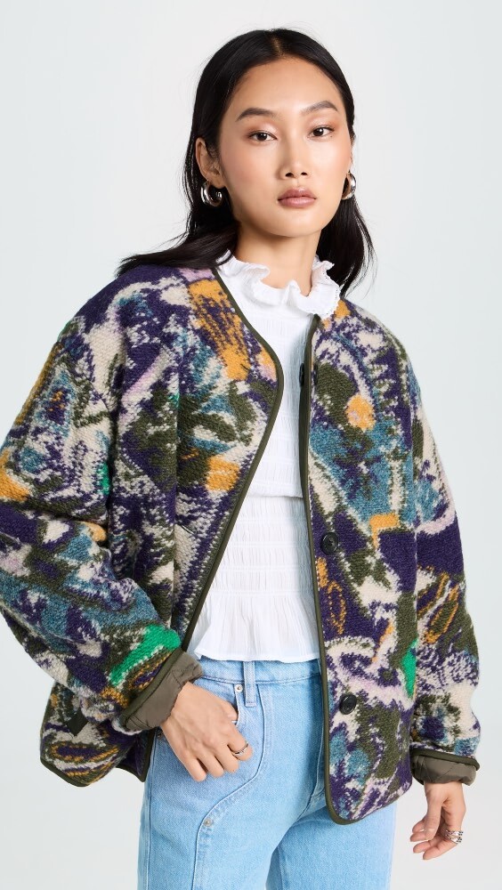 

Куртка Isabel Marant Étoile Himala Reversible, фиолетовый