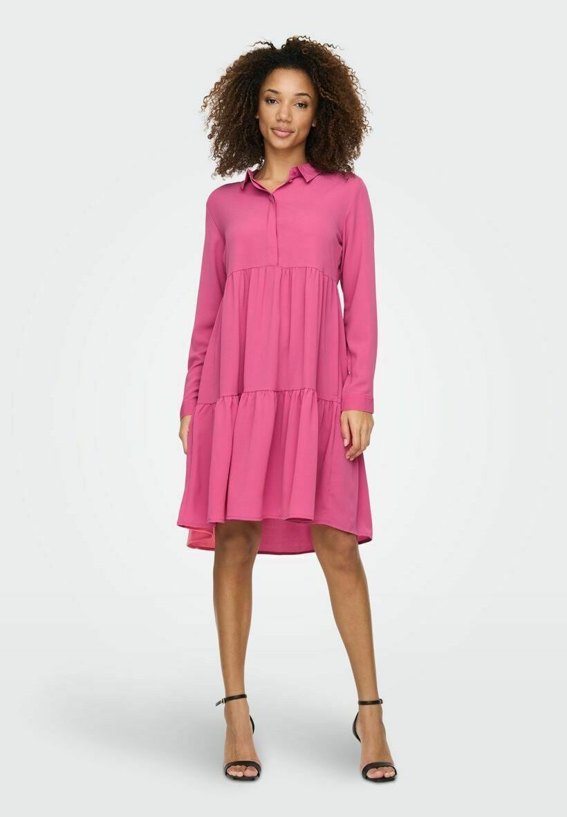 

Платье Camisero JDY PIPER L/S WVN NOOS, цвет shocking pink