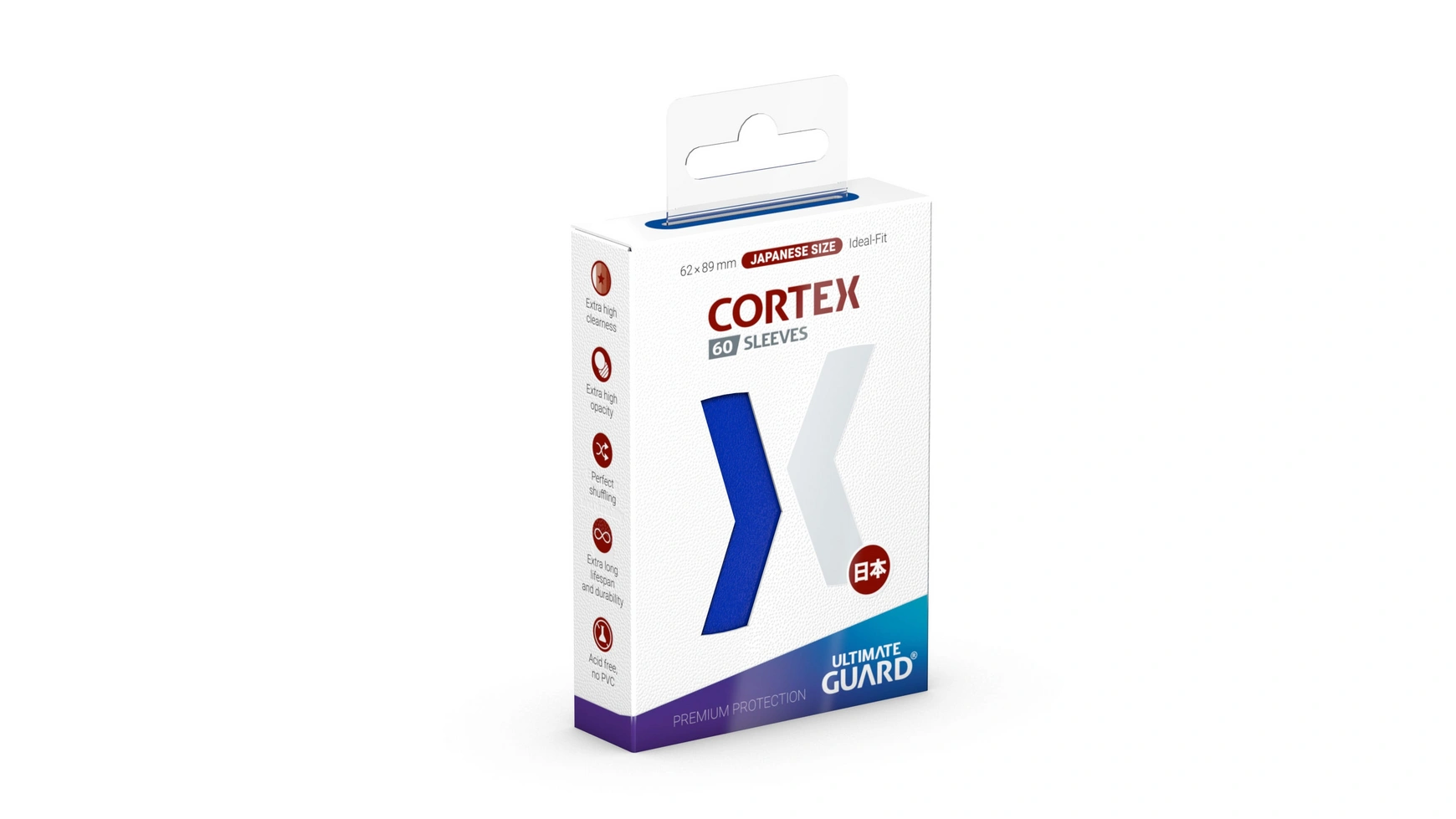 

Рукава Ultimate Guard Cortex, японский размер, синие (60)
