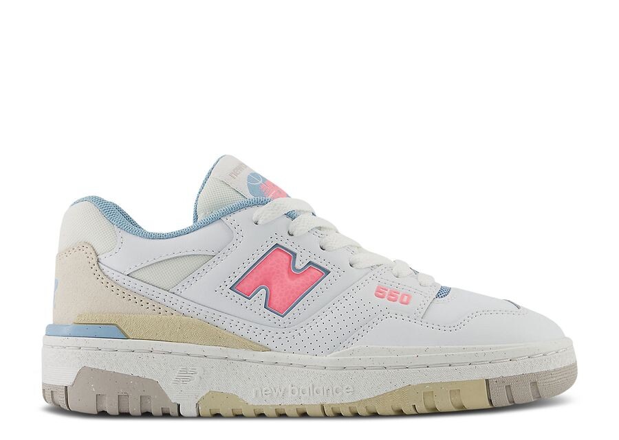 

Кроссовки New Balance New Balance 550 Big Kid, цвет White Ultra Pink Blue
