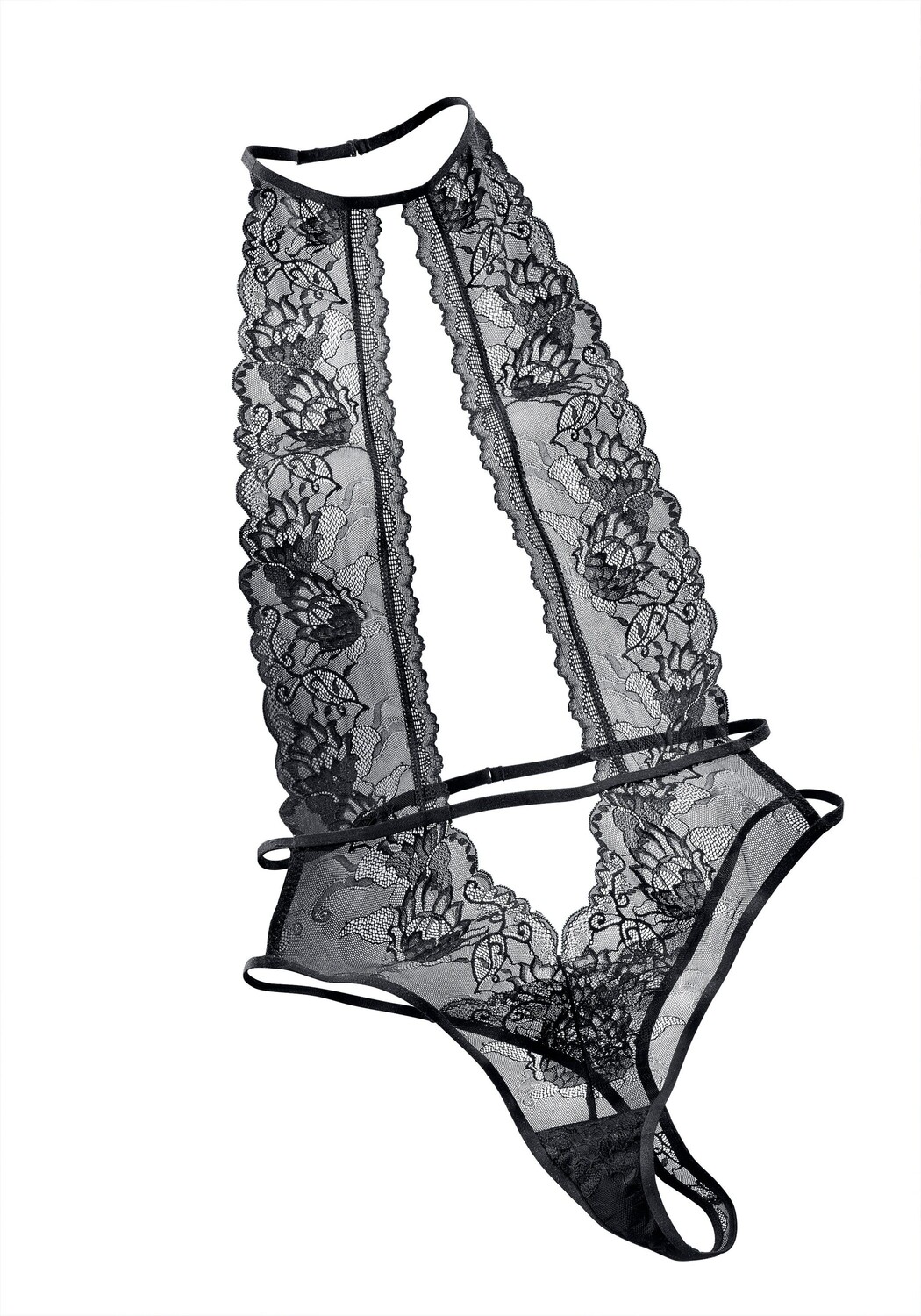 

Боди PETITE FLEUR GOLD String, черный