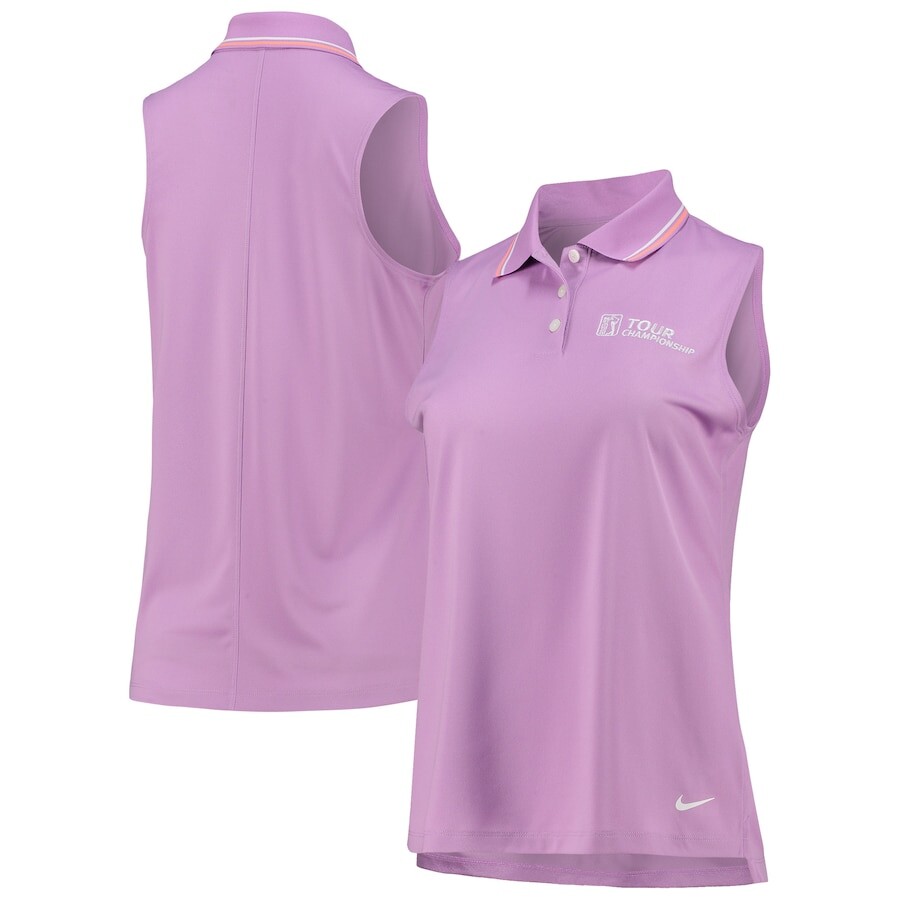 

Поло без рукавов Nike Tour Championship, фиолетовый