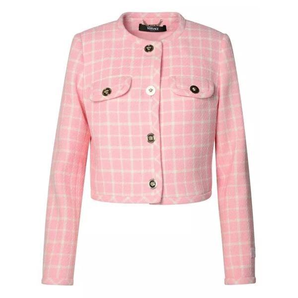 

Куртка check jacket Versace, розовый