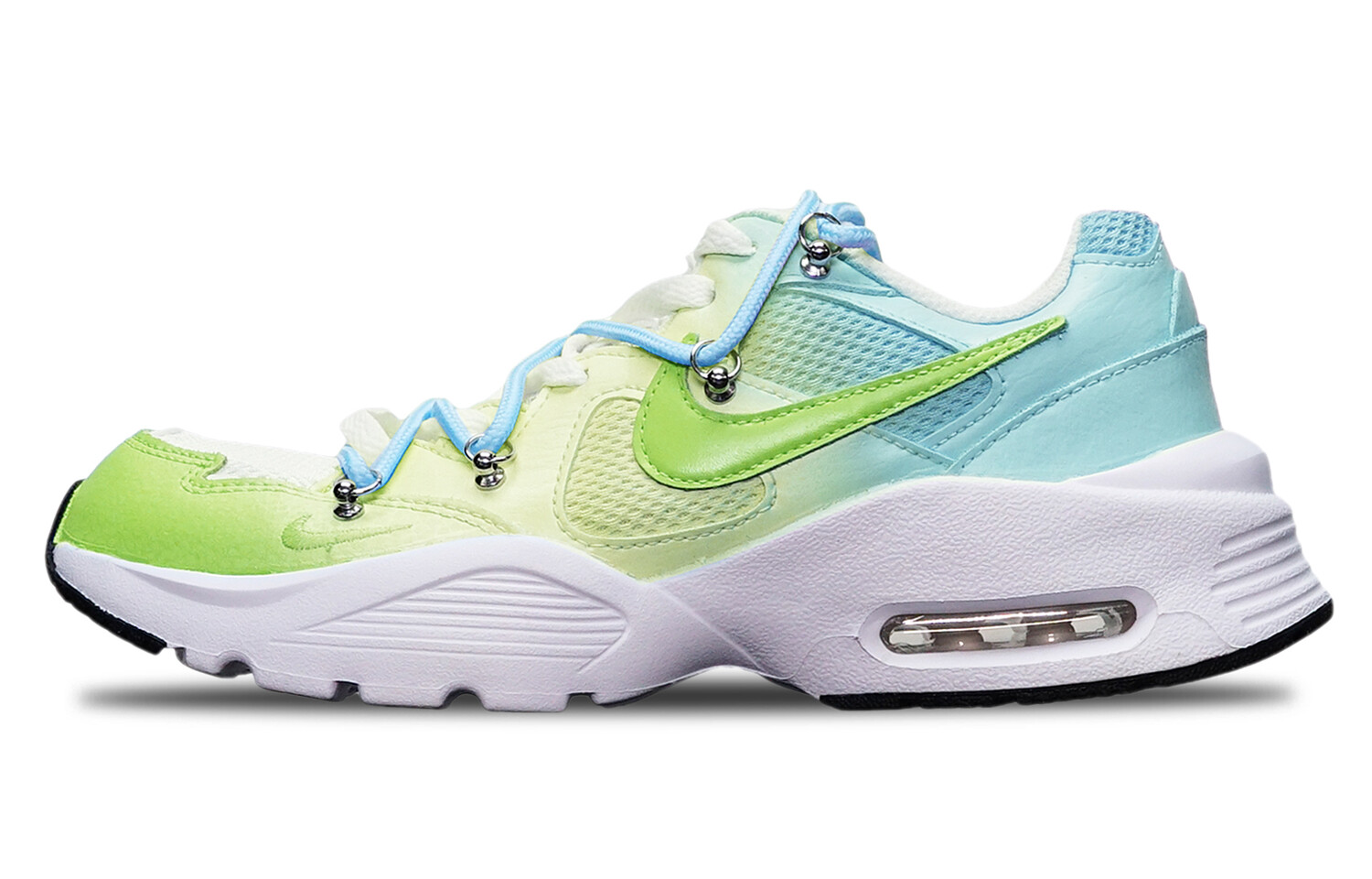 

Кроссовки Air Max Fusion женские с низким верхом, зеленые/желтые/синие Nike