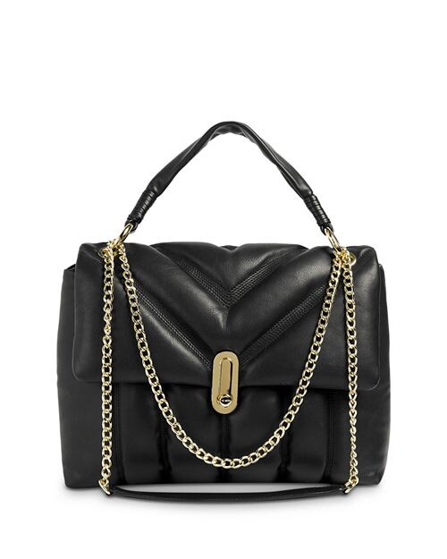 

Стеганая кожаная сумочка Aya Ted Baker, цвет Black
