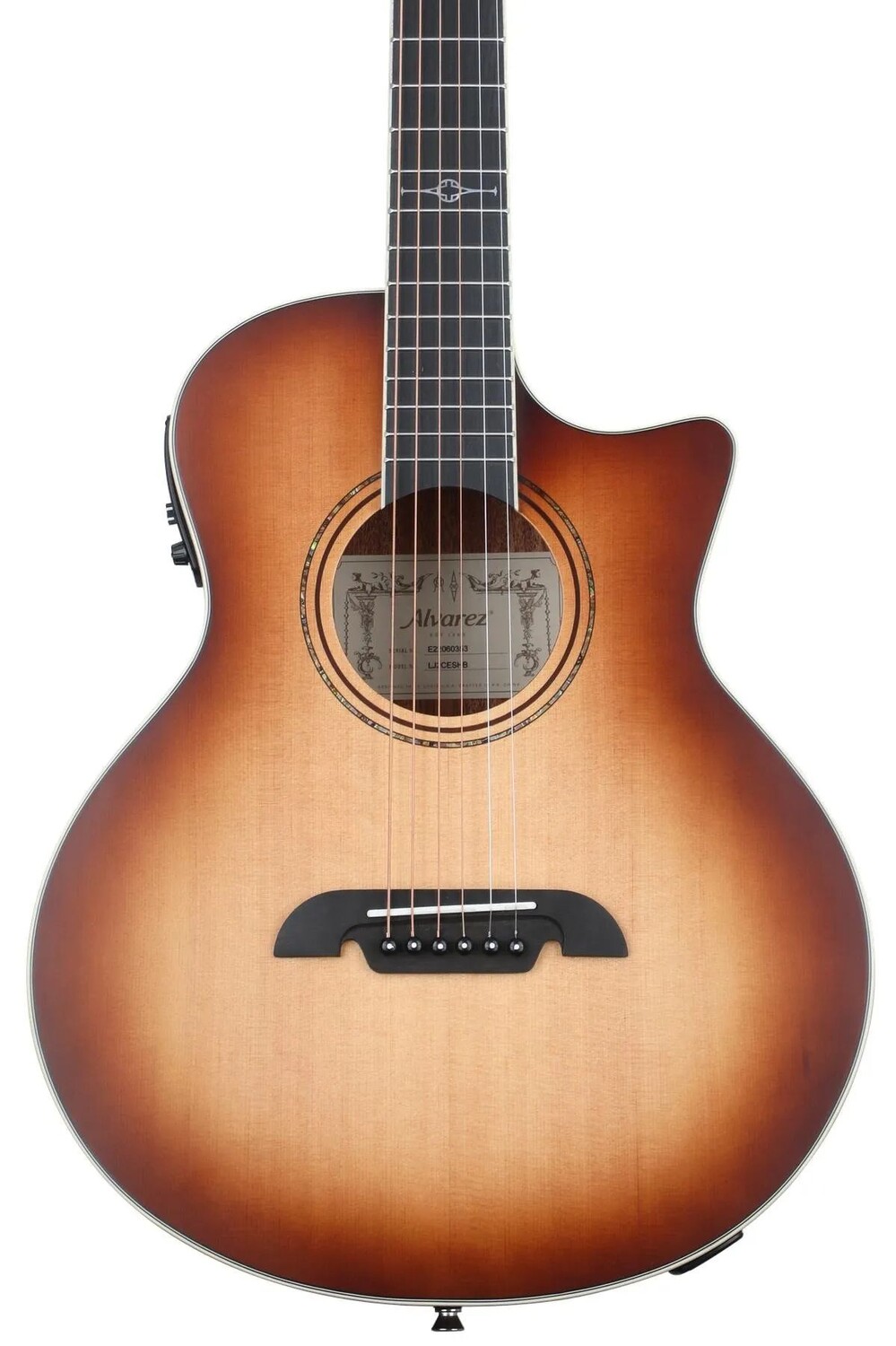 

Alvarez LJ2CESHB Акустико-электрическая гитара - Shadowburst