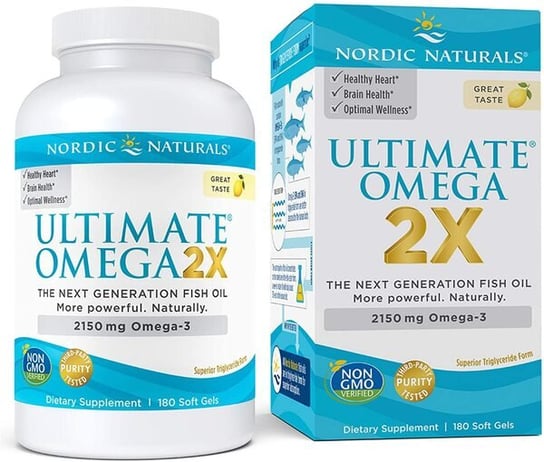 nordic naturals omega joint xtra 1000 мг 90 гелевых капсул Nordic Naturals, - Ultimate Omega 2X, 2150 мг лимона, 90 мягких капсул