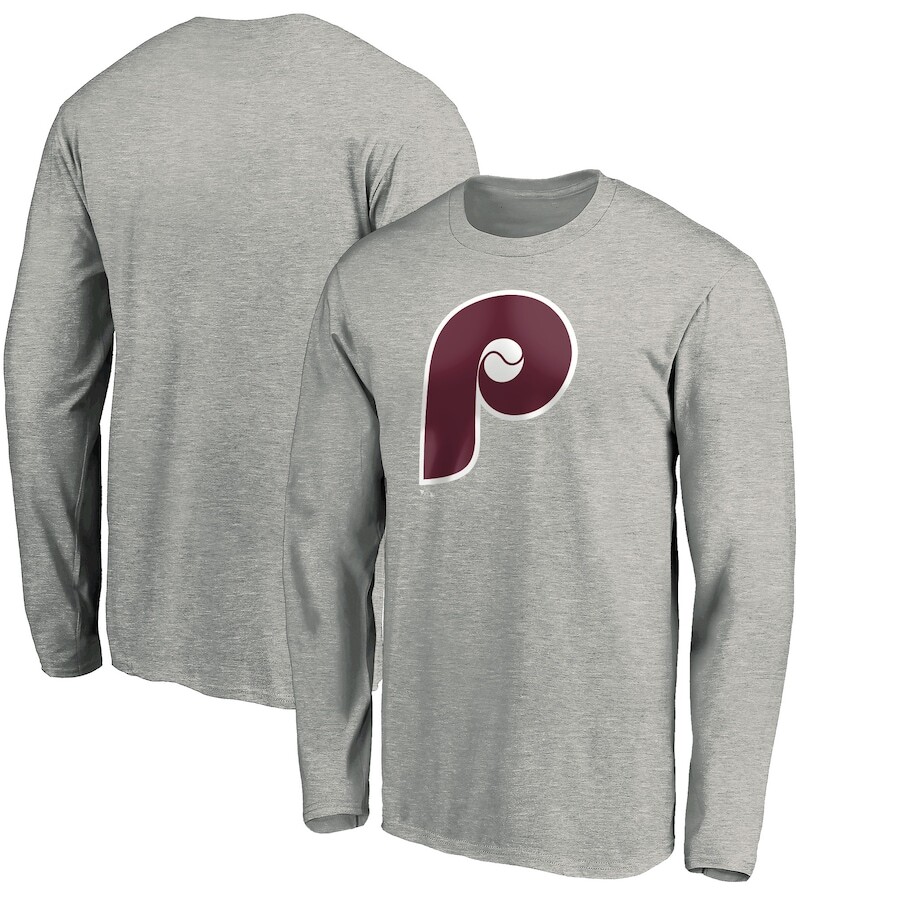 

Футболка с длинным рукавом Fanatics Branded Philadelphia Phillies, серый