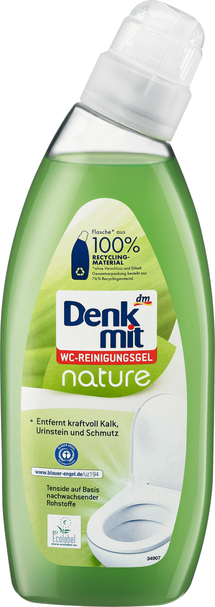 Средство для чистки унитаза природа 750 мл Denkmit средство для чистки унитаза biosoap wc cleaner 750 мл