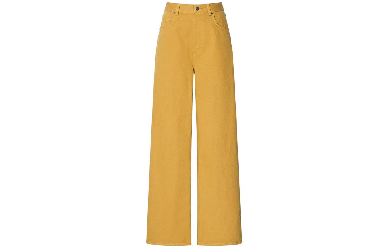 

Женские джинсы Marni X, горчичный цвет Uniqlo