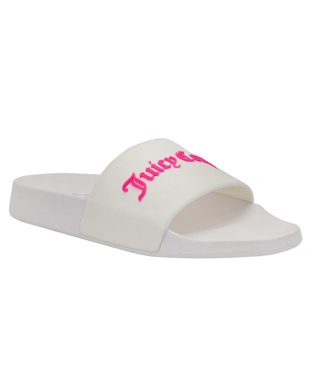 

Шлепанцы для бассейна с логотипом Whimsey Juicy Couture, белый