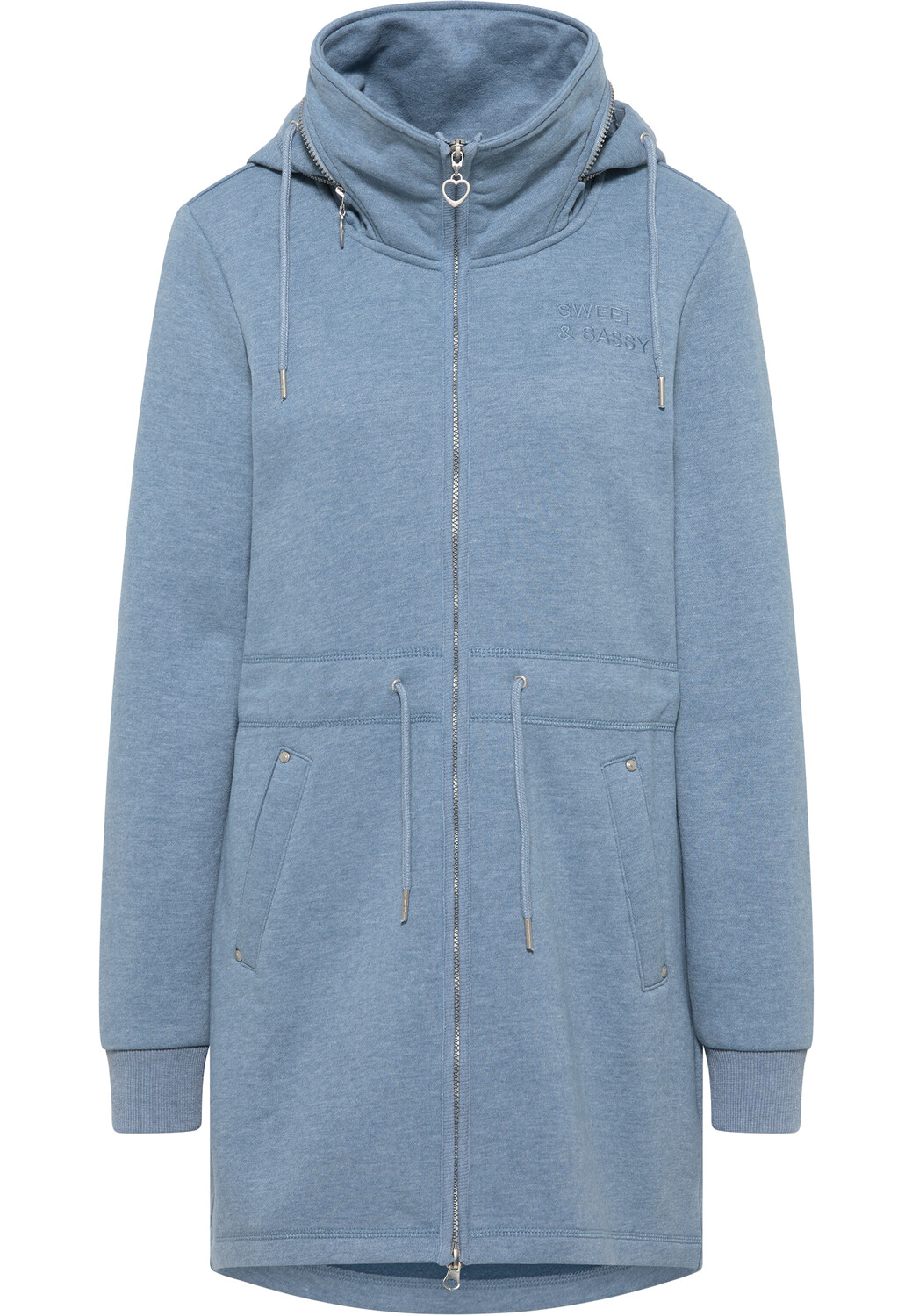 

Толстовка myMo Sweatmantel, цвет Graublau Melange