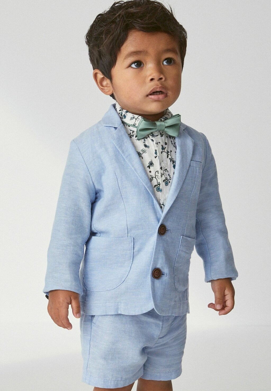 

Пиджак BLAZER SET WITH CHECK SHIRT Next, цвет blue