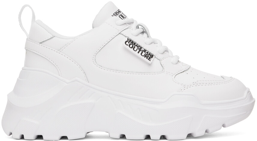 

Белые кроссовки Speedtrack Versace Jeans Couture, цвет White, Белый, Белые кроссовки Speedtrack Versace Jeans Couture, цвет White