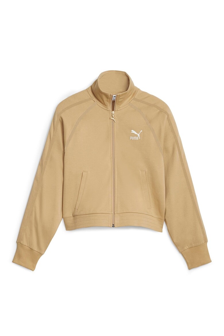 

T7 свободная толстовка на молнии Puma, бежевый