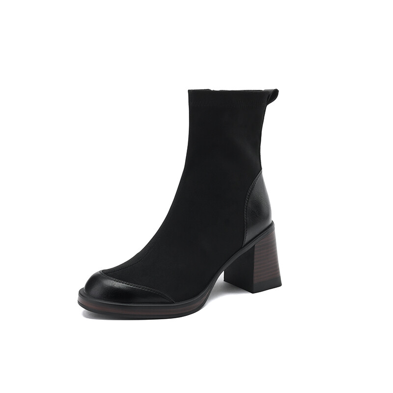 

Ботильоны женские Amazing Cure, цвет Black Fleece-lined