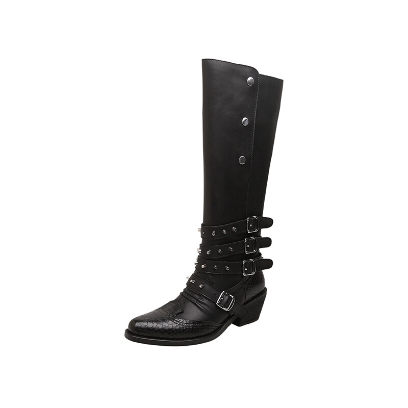 

Сапоги Five-nine Dan seven Knee-high Boots Women's, черный