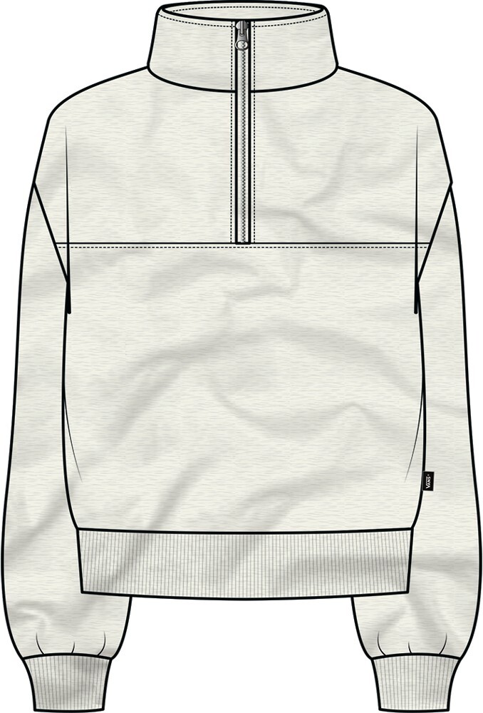 

Топ Vans Elevated Double Knit Mock Neck, белый