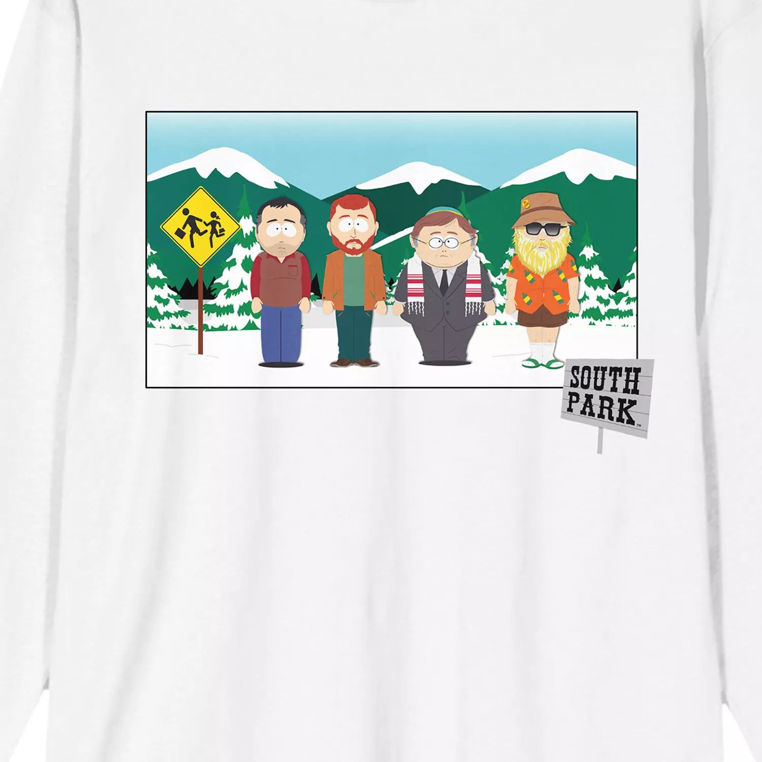 Мужская футболка South Park для взрослых с художественным рисунком Licensed Character