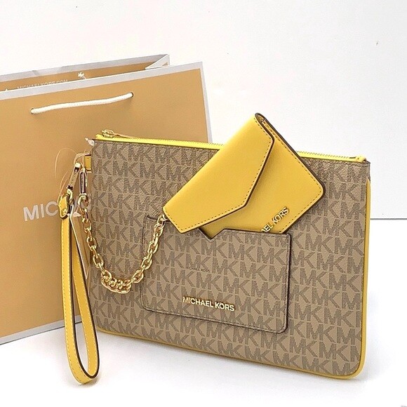 

Кошелек женский Michael Kors, желтый