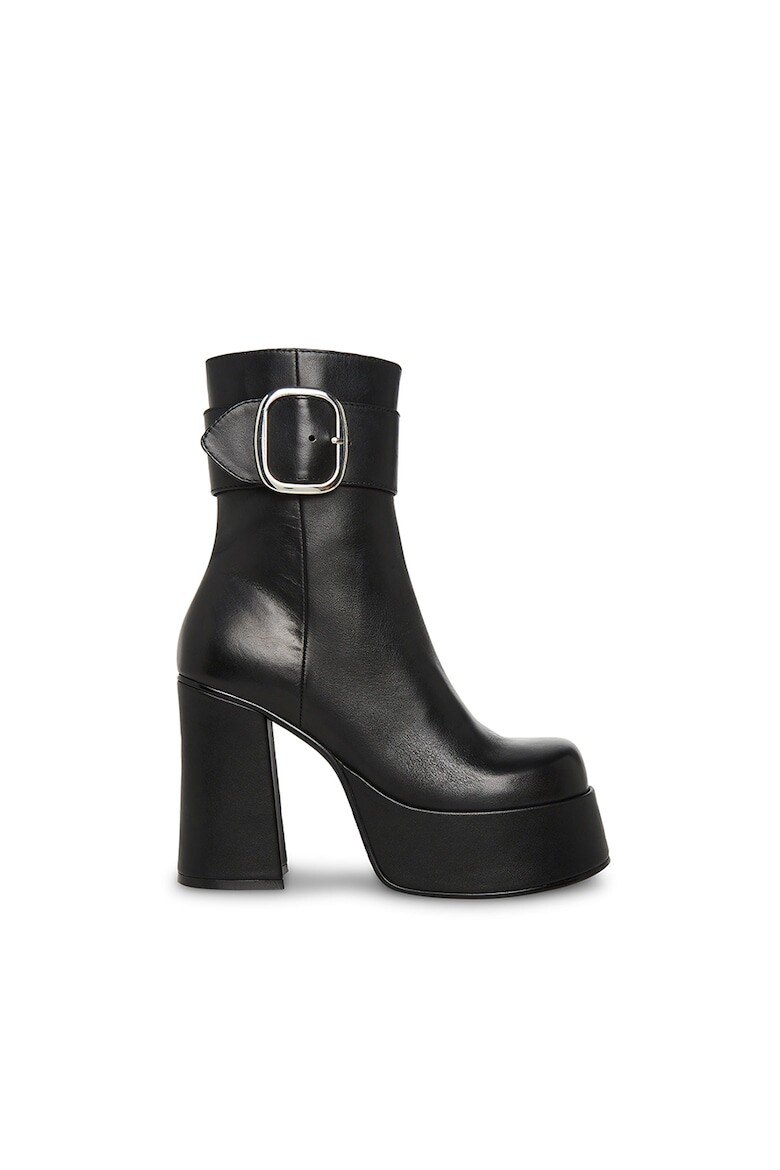

Кожаные ботинки на массивном каблуке Steve Madden, черный