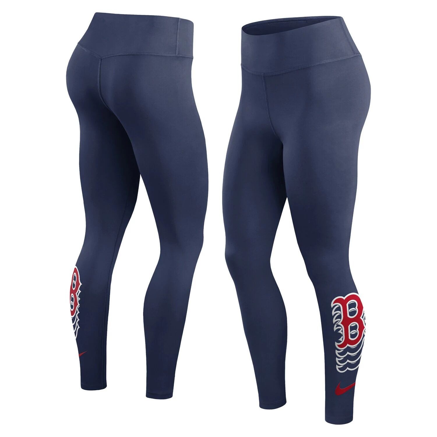 

Женские темно-синие леггинсы длиной 7/8 с логотипом Nike Boston Red Sox Nike