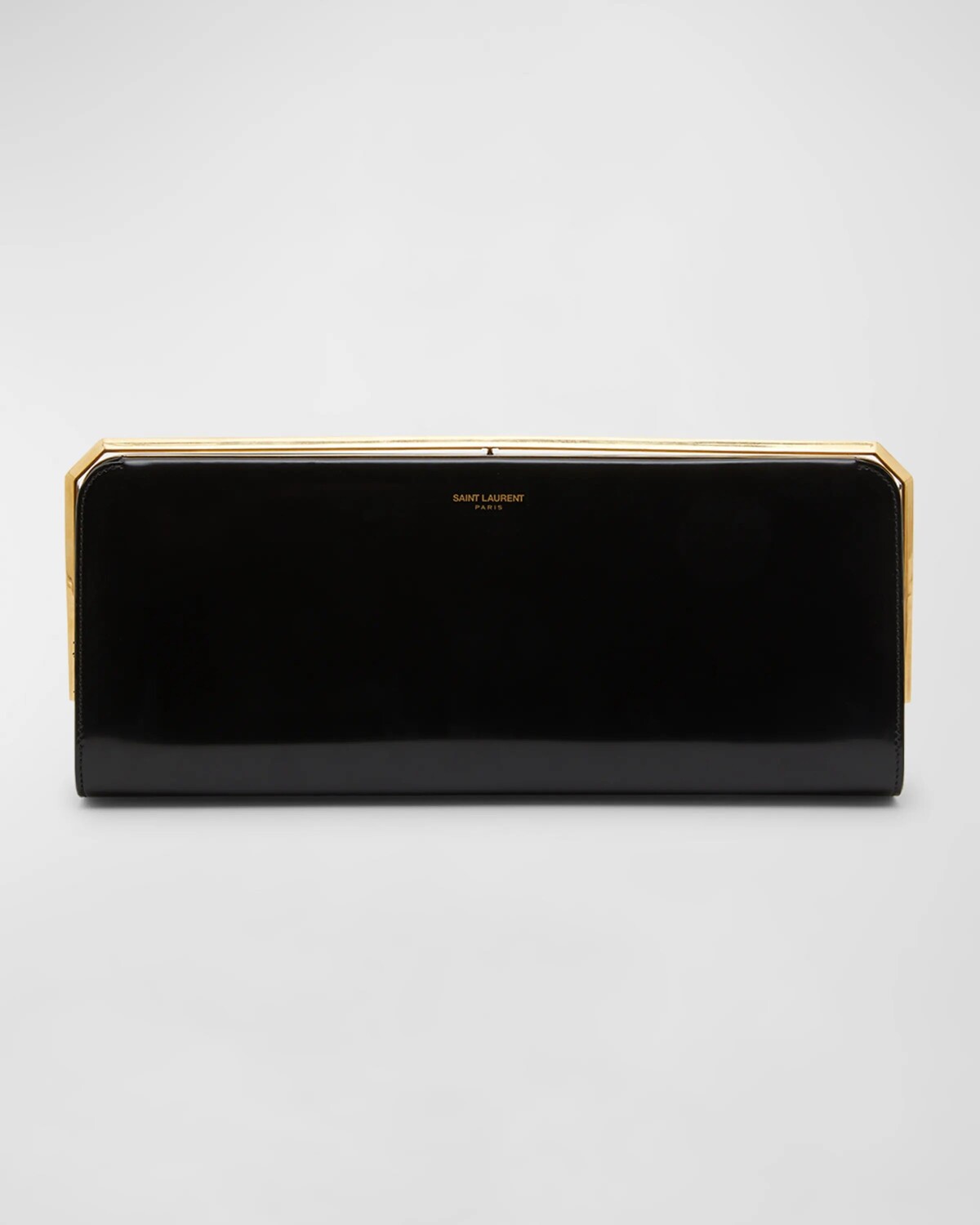 

Клатч Date Minaudiere из лакированной кожи Saint Laurent, цвет Noir