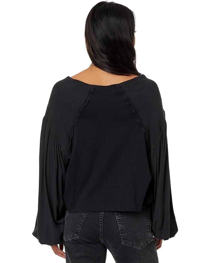 

Футболка Free People Kathy Tee, черный