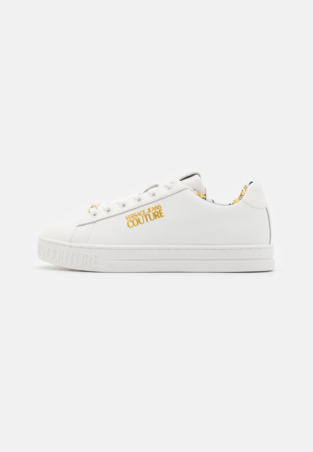 Низкие кроссовки Fondo Court Shoes Versace Jeans Couture, белый кроссовки fondo stargaze white gold versace jeans couture белый