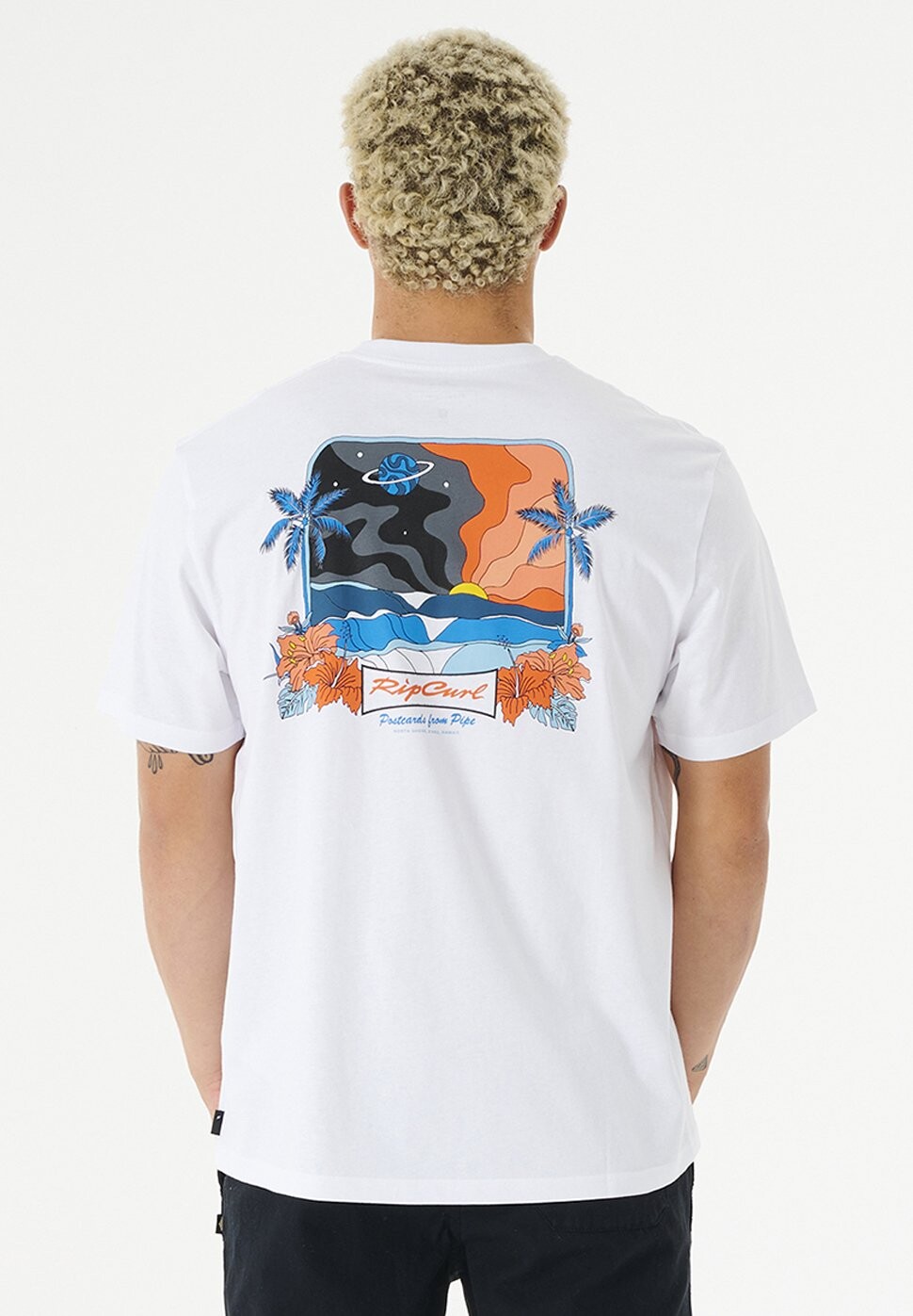 

Футболка с принтом POSTCARDS 2ND REEF Rip Curl, белый