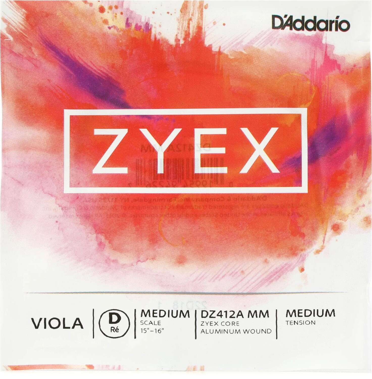 

D'Addario DZ412 Zyex Viola D Струна среднего строя