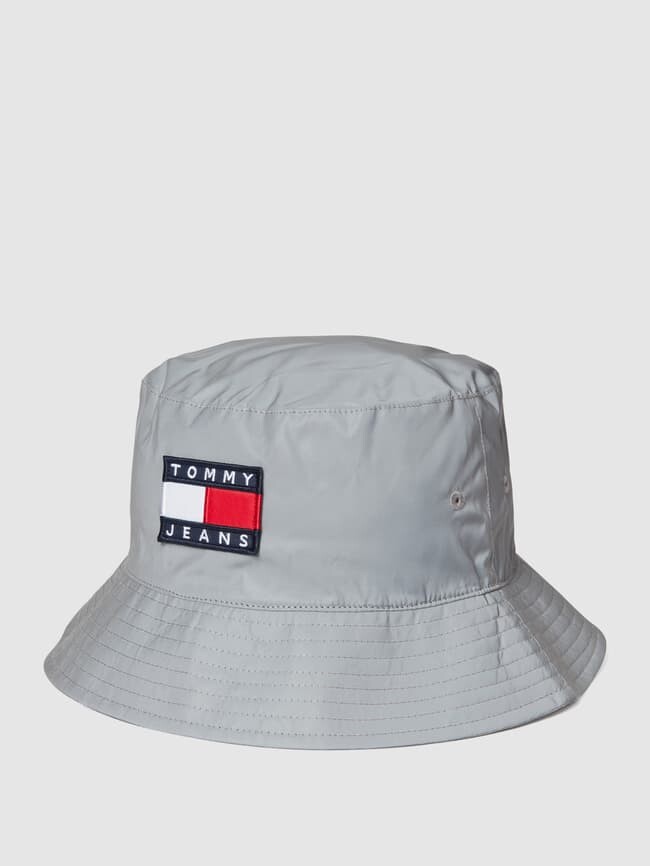 

Панама с нашивкой-лейблом Tommy Jeans, серебро