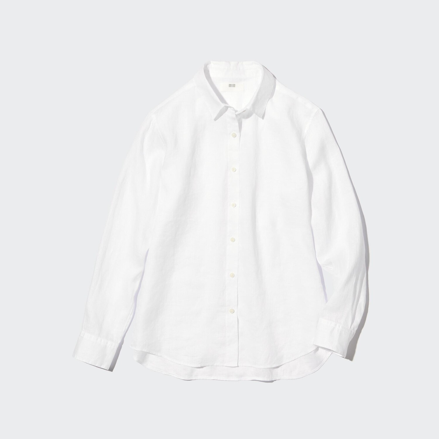 

Рубашка UNIQLO льняная премиум-класса, белый