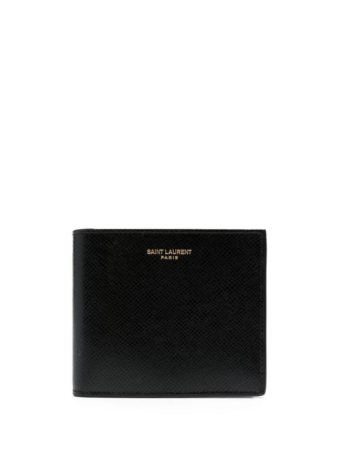 

Saint Laurent кошелек East/West из зернистой кожи, черный