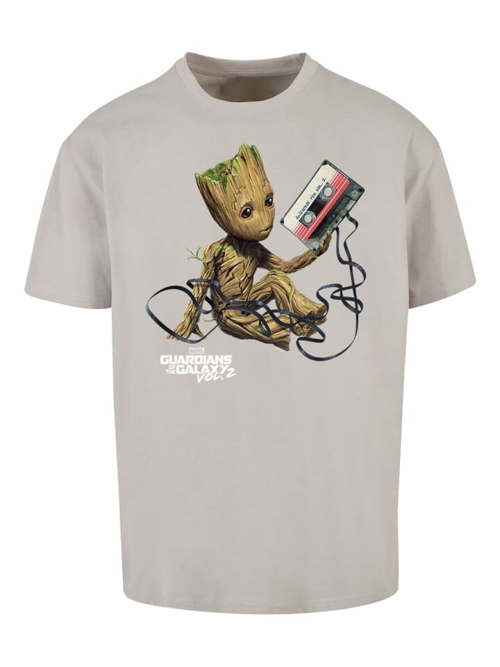 

Футболка F4NT4STIC Marvel Guardians Of The Galaxy Vol2 Groot Tape, цвет lightasphalt