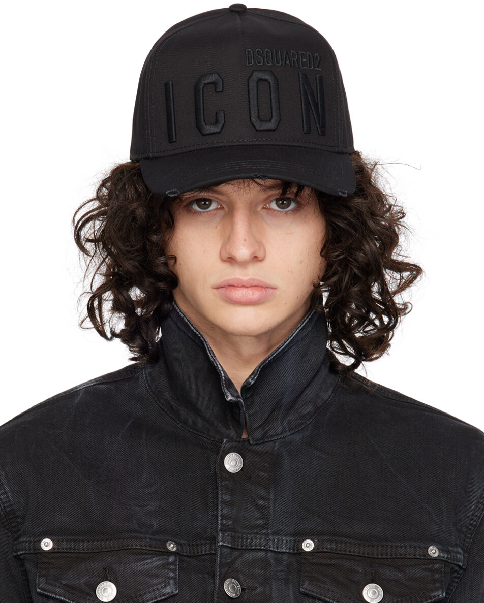 

Черная бейсболка Be Icon Dsquared2, цвет Black