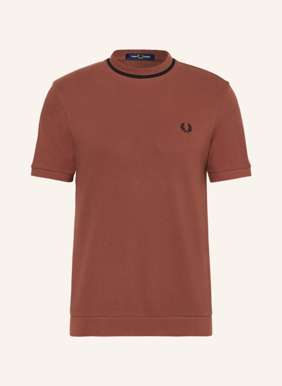 

Футболка FRED PERRY aus Piqué, коричневый