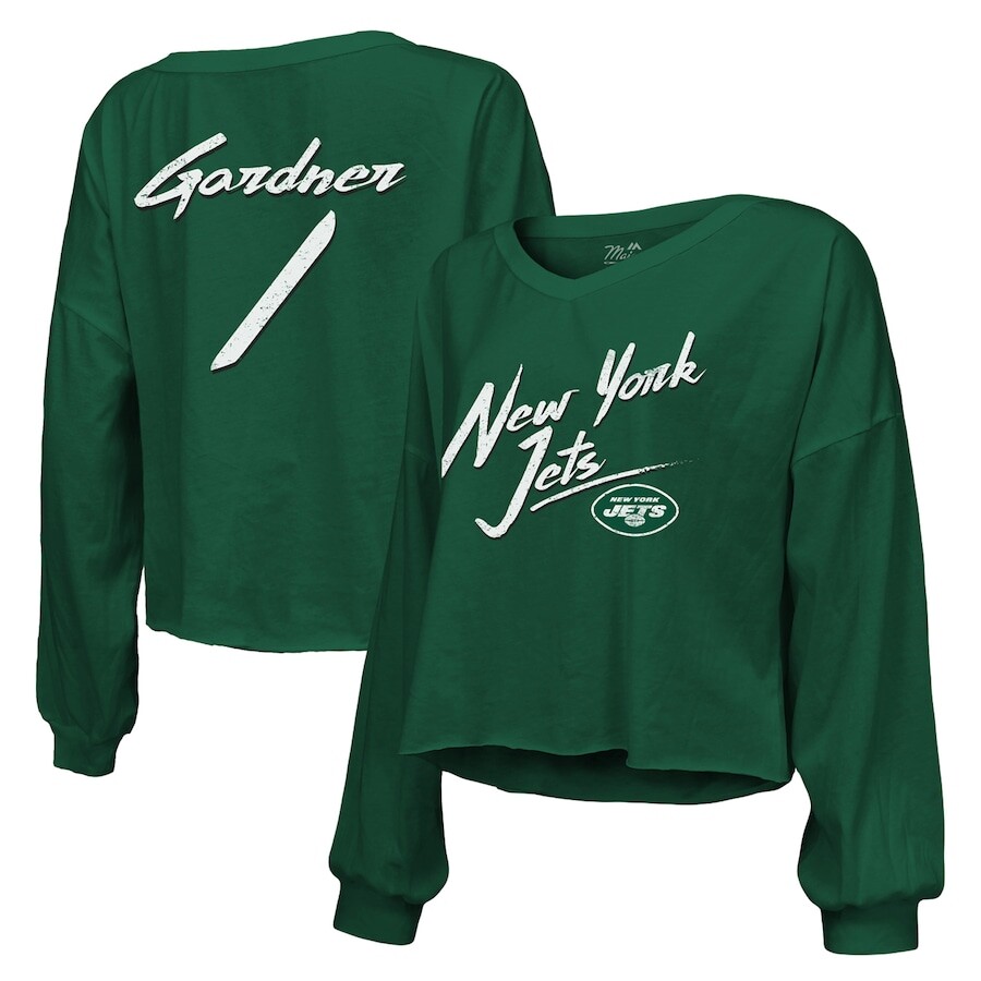

Футболка с длинным рукавом Majestic Threads New York Jets, зеленый