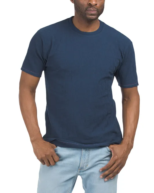 

Жаккардовая футболка Scotch & Soda, темно-синий