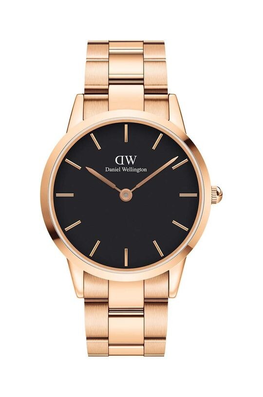 Часы Iconic Link 40 Daniel Wellington, розовый daniel wellington iconic link ceramic 32mm