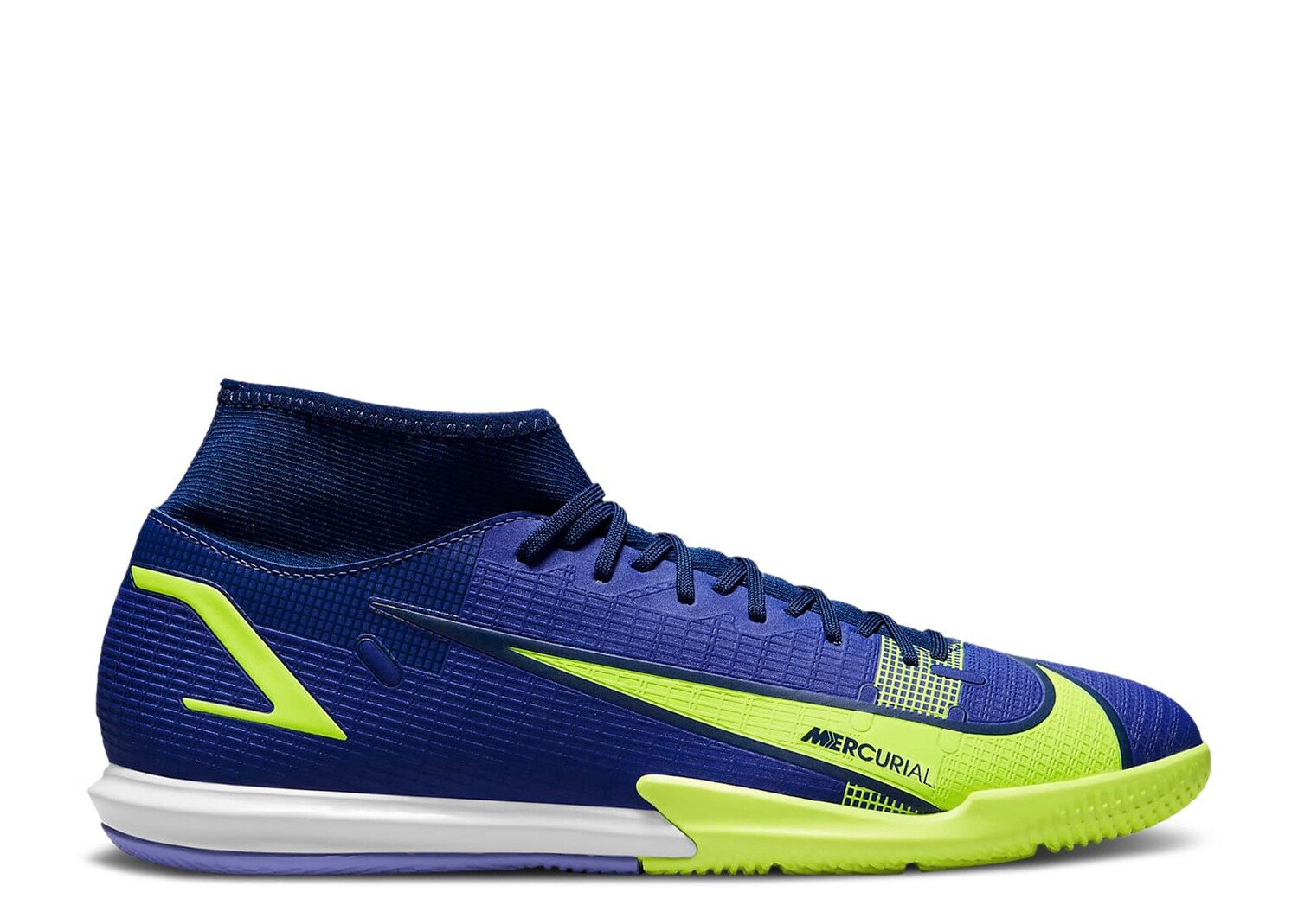 футзалки nike superfly 8 academy ic cv0847 474 Кроссовки Nike Mercurial Superfly 8 Academy Ic 'Lapis Volt', синий