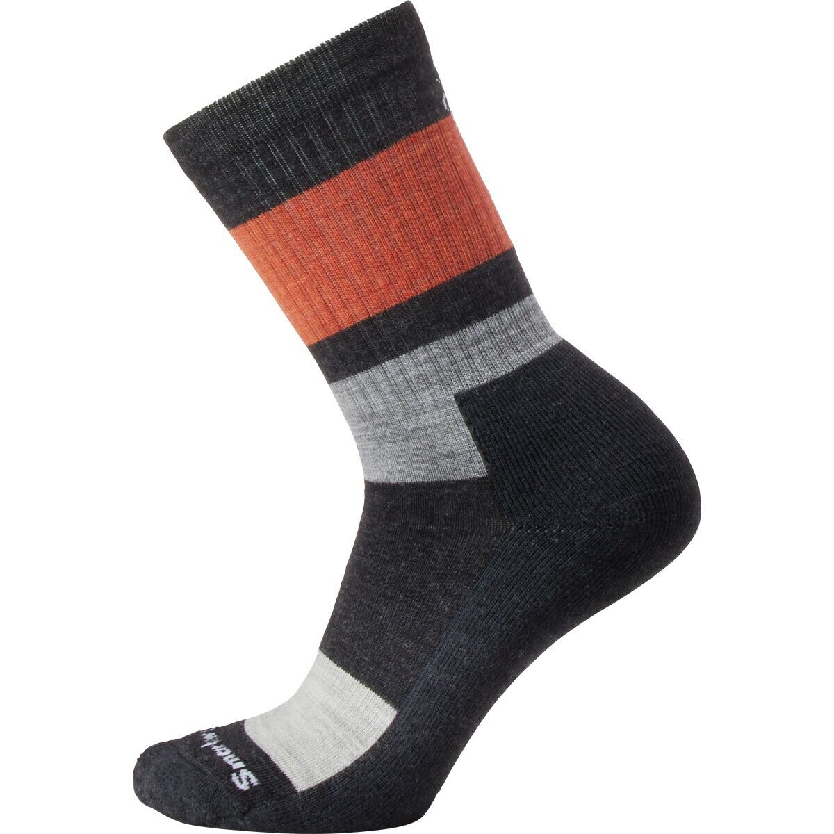 

Носки с полосками на каждый день Smartwool, цвет charcoal
