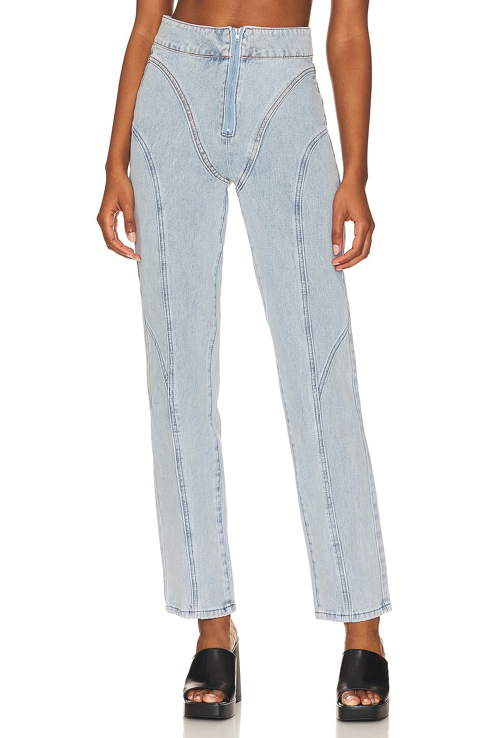 

Джинсы superdown Talia High Waisted, цвет Vintage Blue