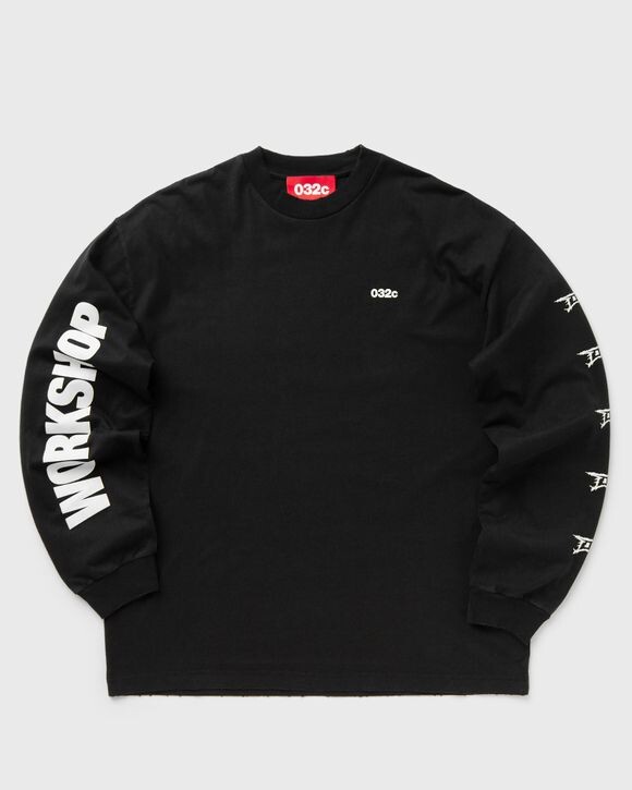 

Футболка 032C Nerve Shatter Boxy Longsleeve, цвет faded-black